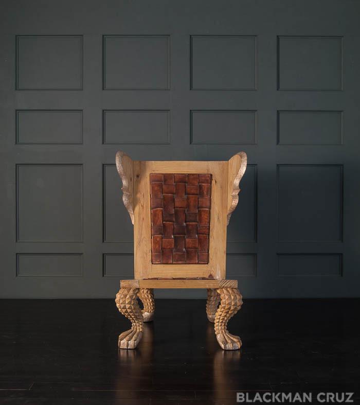 'Umberto' Wingback Chair by Mike Diaz